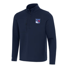 New York Rangers Antigua Insider Quarter-Zip Top - Navy | NHL on sale