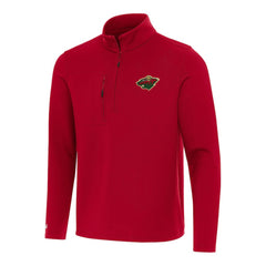 Minnesota Wild Antigua Insider Quarter-Zip Top - Red | NHL discount