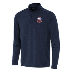 New York Islanders Antigua Bright Quarter-Zip Top - Heather Navy | NHL discount