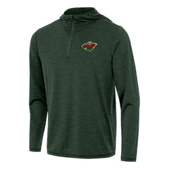 Minnesota Wild Antigua Tidy Quarter-Zip Hoodie - Hunter Green | NHL discount