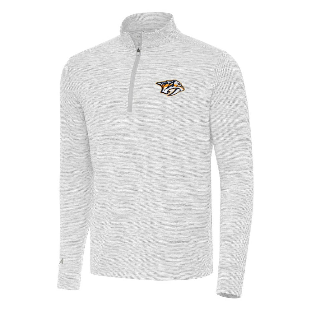 Nashville Predators Antigua Cause Quarter-Zip Top - Gray | NHL sale