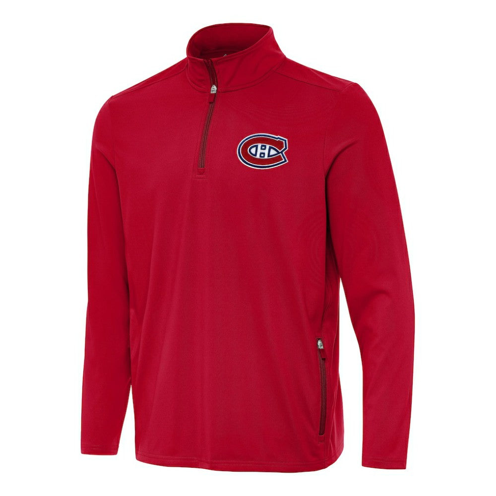 Montreal Canadiens Antigua Perilous Quarter-Zip Sweatshirt - Red | NHL near me