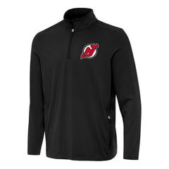 New Jersey Devils Antigua Perilous Quarter-Zip Sweatshirt - Black | NHL near me