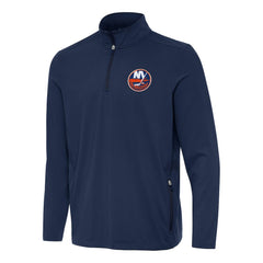 New York Islanders Antigua Perilous Quarter-Zip Sweatshirt - Navy | NHL Lifestyle