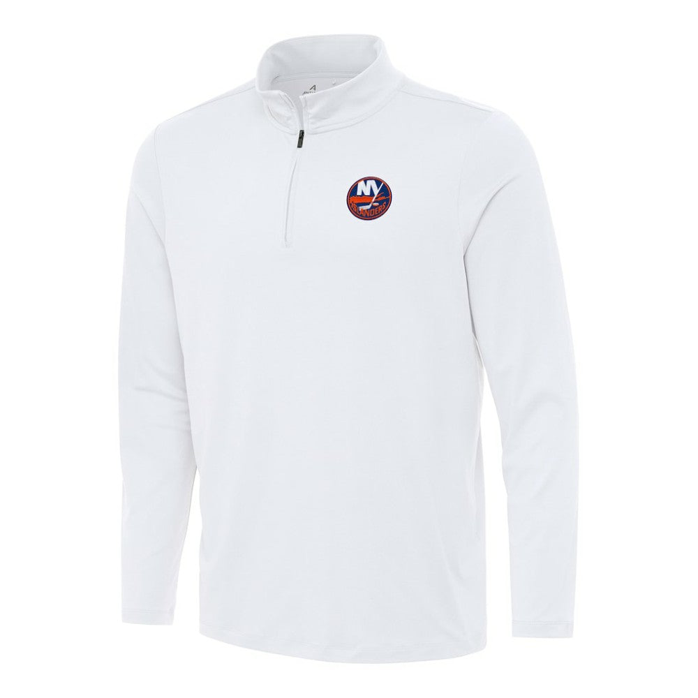 New York Islanders Antigua Reprocess Quarter-Zip Top - White | NHL on sale