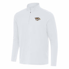 Nashville Predators Antigua Intent Quarter-Zip Top - White | NHL online