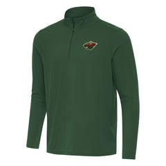 Minnesota Wild Antigua Intent Quarter-Zip Top - Hunter Green | NHL near me