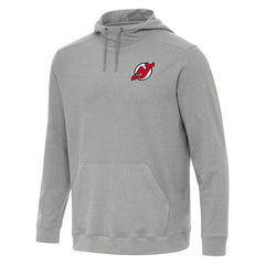 New Jersey Devils Antigua Cloud Pullover Hoodie - Heather Gray | NHL near me