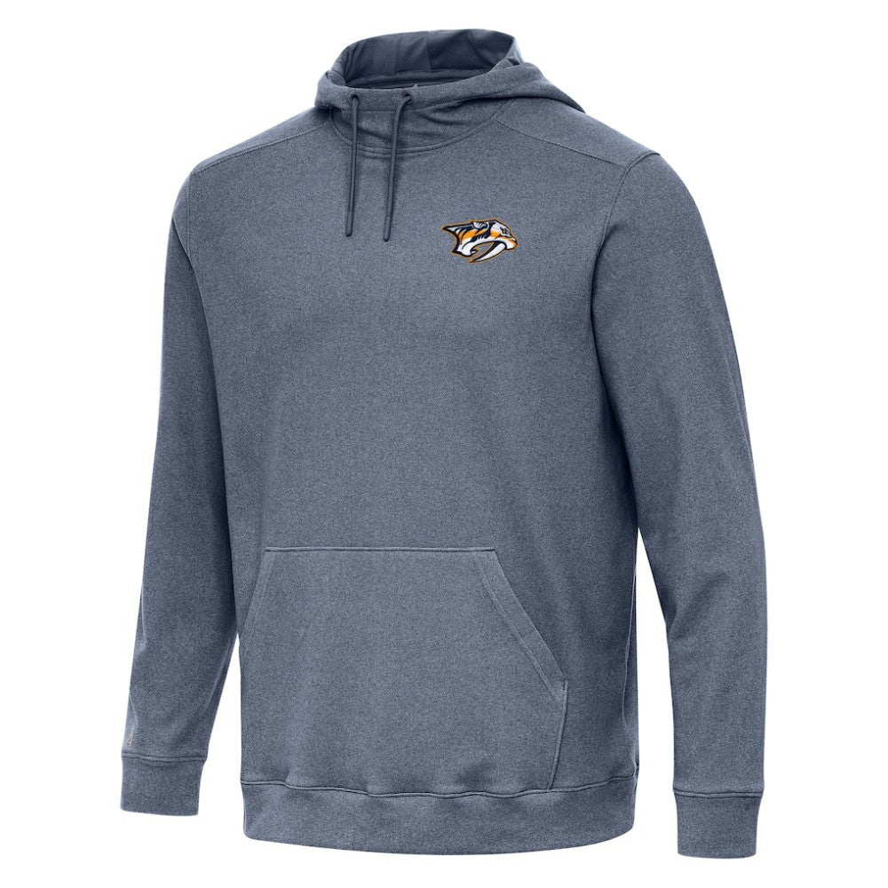 Nashville Predators Antigua Cloud Pullover Hoodie - Heather Navy | NHL Lifestyle