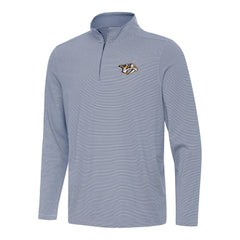 Nashville Predators Antigua Twine Quarter-Zip Top - Navy | NHL Lifestyle