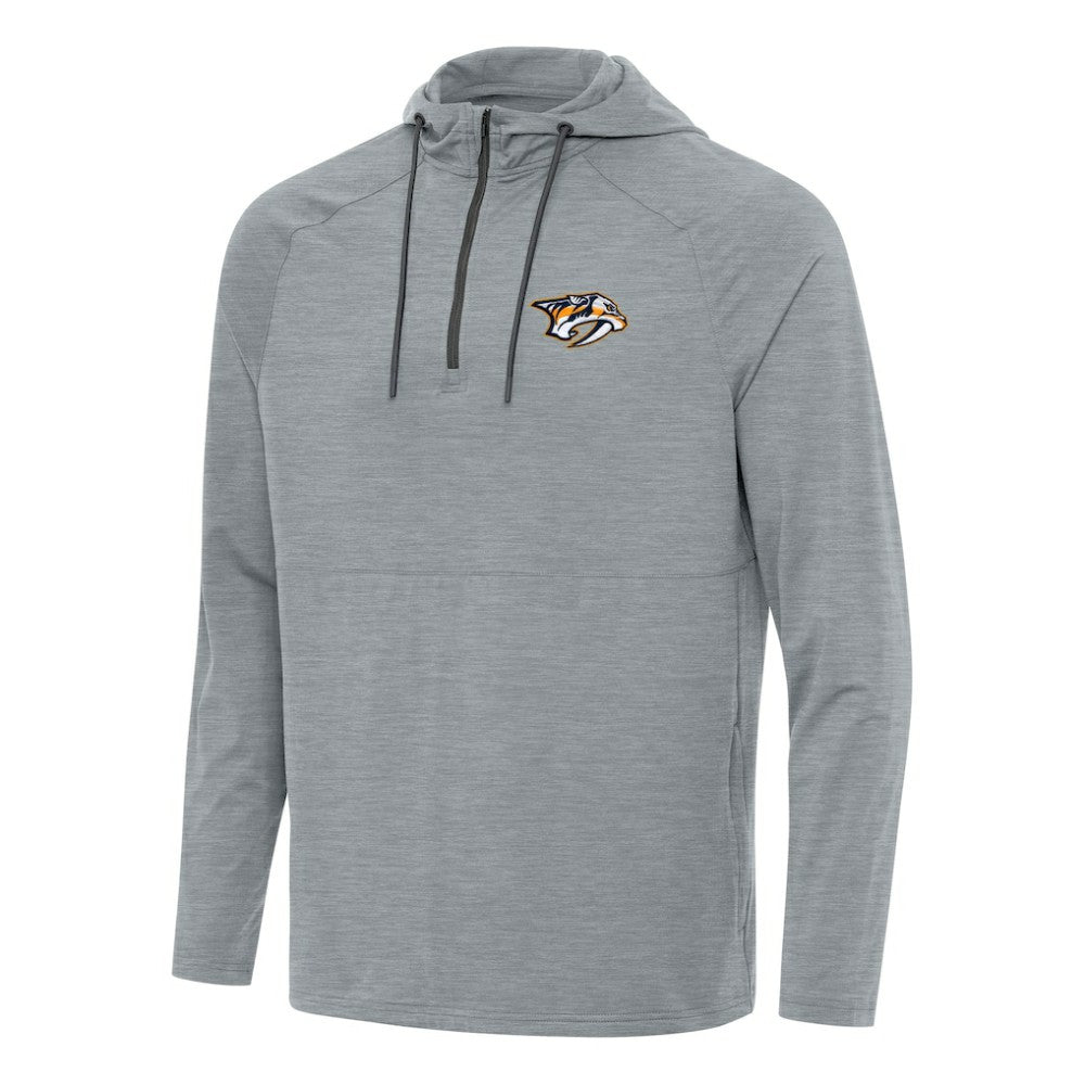 Nashville Predators Antigua Spikes Quarter-Zip Hoodie - Heather Gray | NHL sale