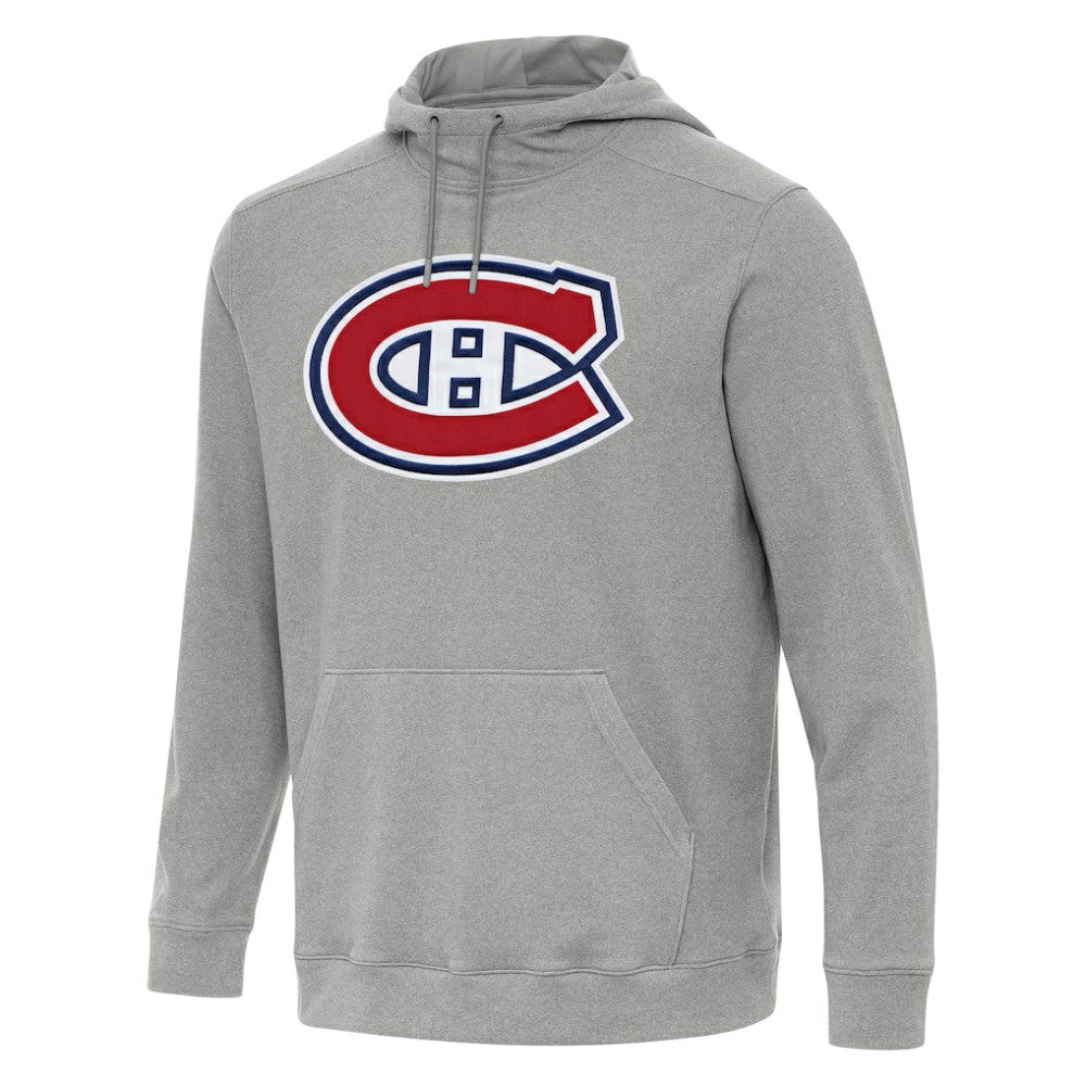Montreal Canadiens Antigua Cloud Pullover Hoodie - Heather Gray | NHL Lifestyle