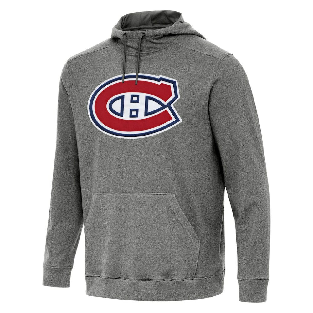 Montreal Canadiens Antigua Cloud Pullover Hoodie - Heather Black | NHL online