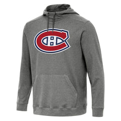Montreal Canadiens Antigua Cloud Pullover Hoodie - Heather Black | NHL online