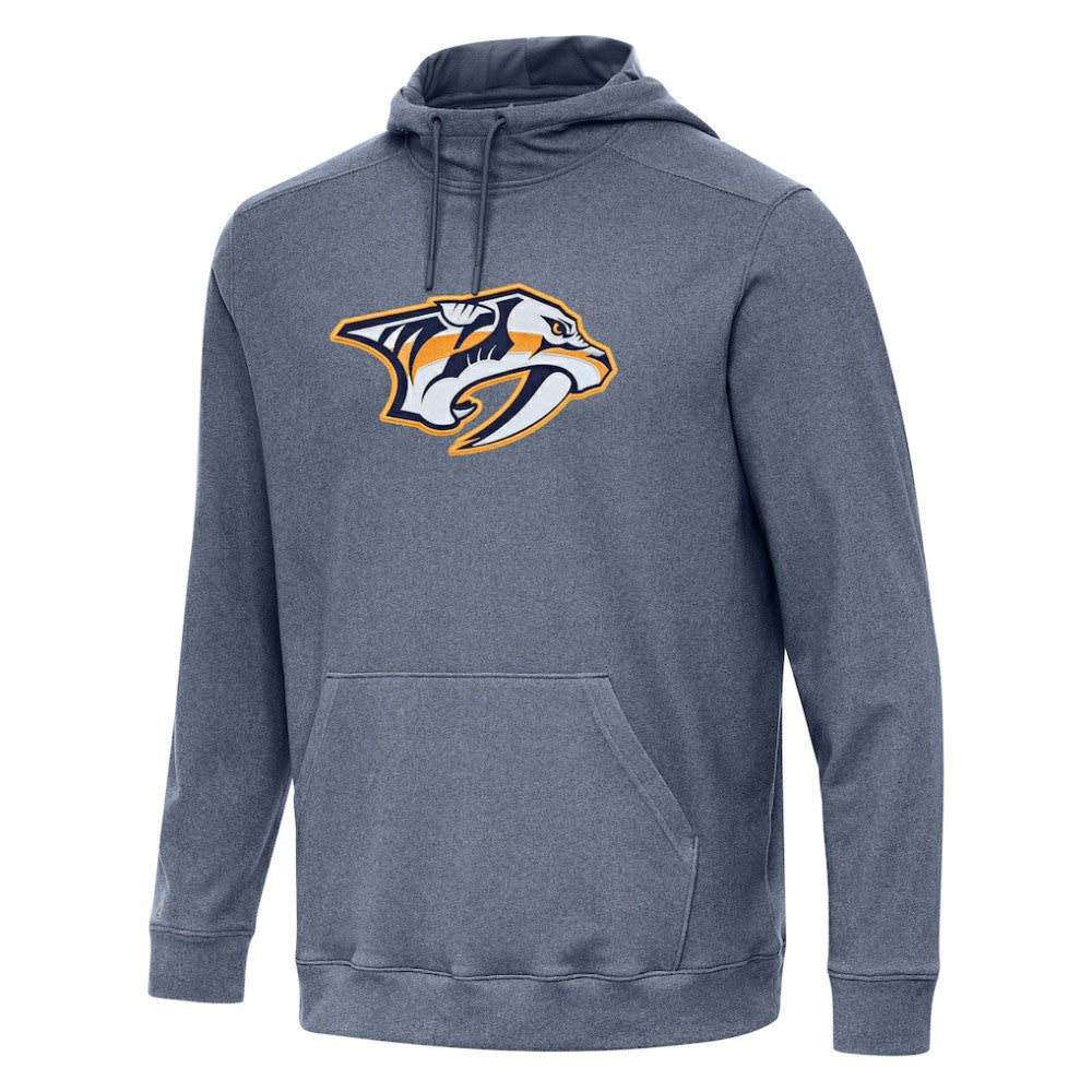 Nashville Predators Antigua Cloud Pullover Hoodie - Heather Navy | NHL near me
