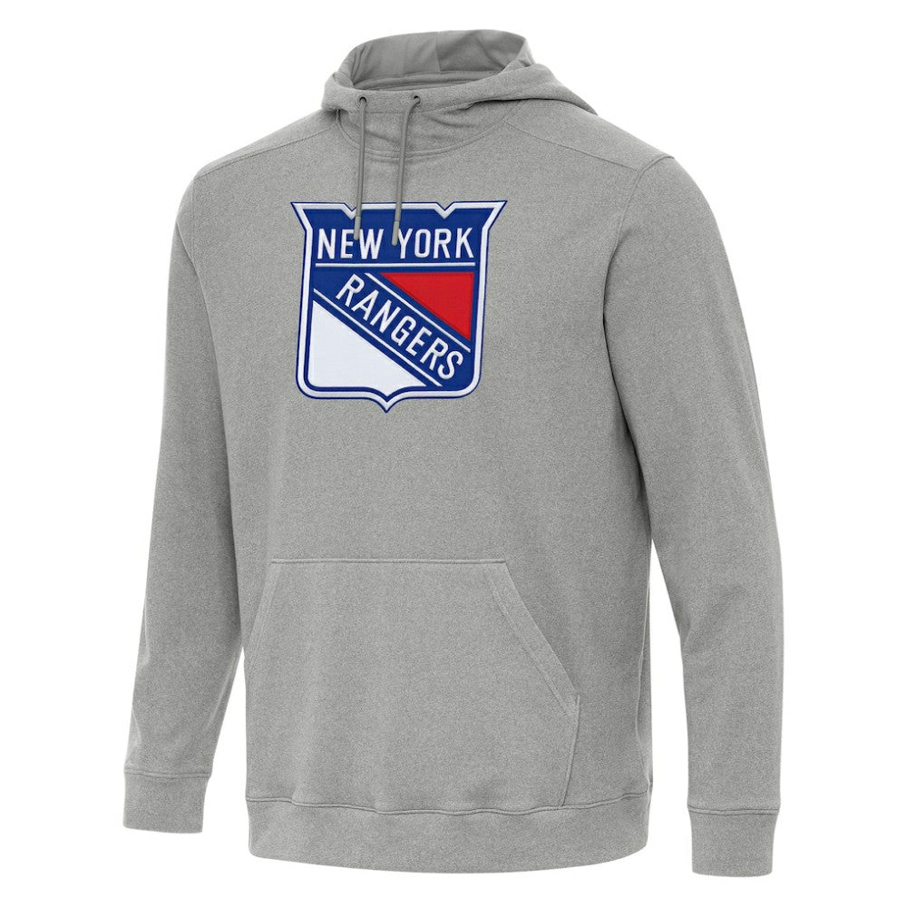 New York Rangers Antigua Cloud Pullover Hoodie - Heather Gray | NHL online