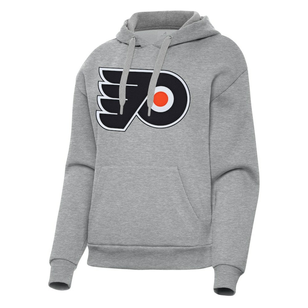 Philadelphia Flyers Antigua Women's Victory Pullover Hoodie - Heather Gray | NHL online