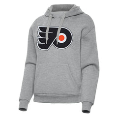 Philadelphia Flyers Antigua Women's Victory Pullover Hoodie - Heather Gray | NHL online