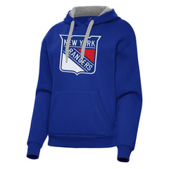 New York Rangers Antigua Women's Victory Pullover Hoodie - Blue | NHL online