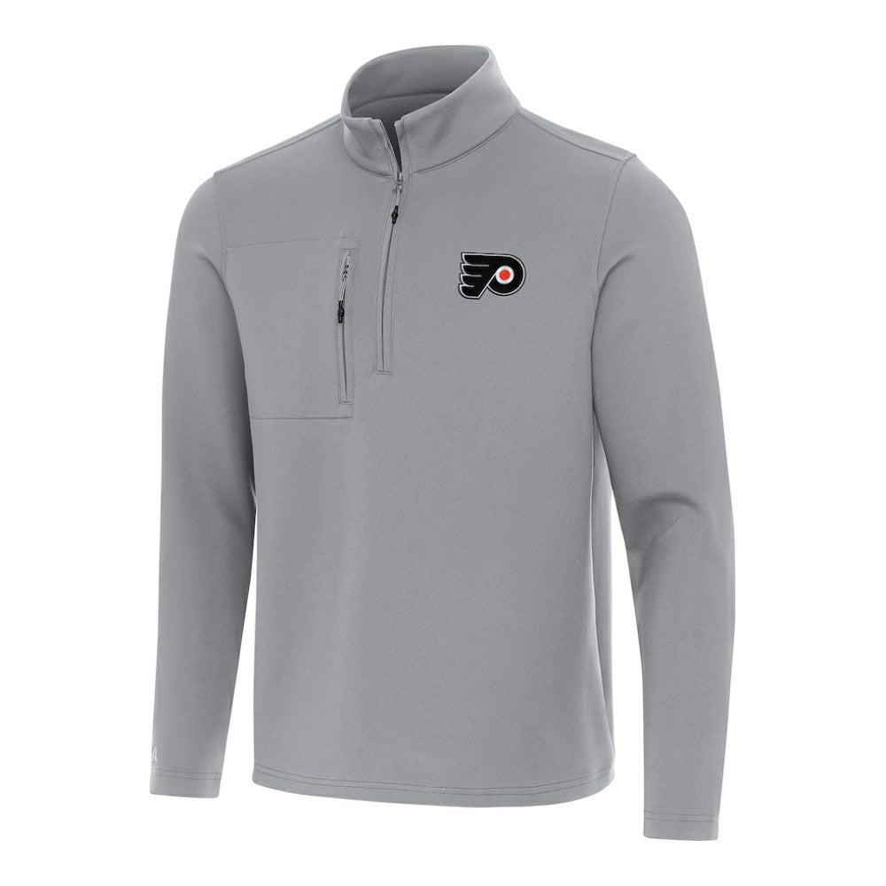 Philadelphia Flyers Antigua Insider Quarter-Zip Top - Gray | NHL discount