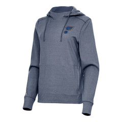 St. Louis Blues Antigua Women's Justice Pullover Hoodie - Heather Navy | NHL discount