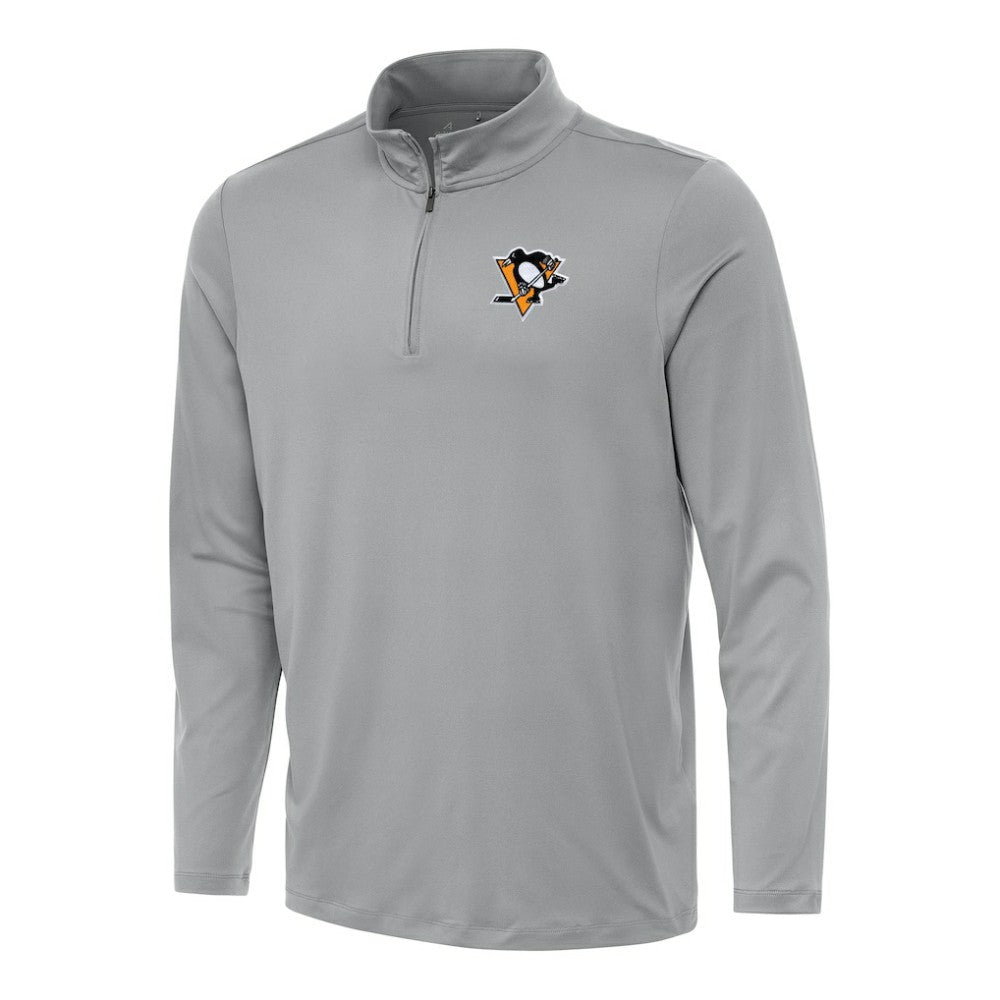 Pittsburgh Penguins Antigua Reprocess Quarter-Zip Top - Gray | NHL sale