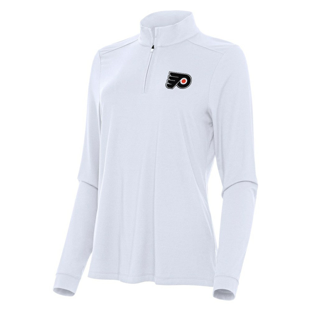 Philadelphia Flyers Antigua Women's Intent Quarter-Zip Top - White | NHL sale