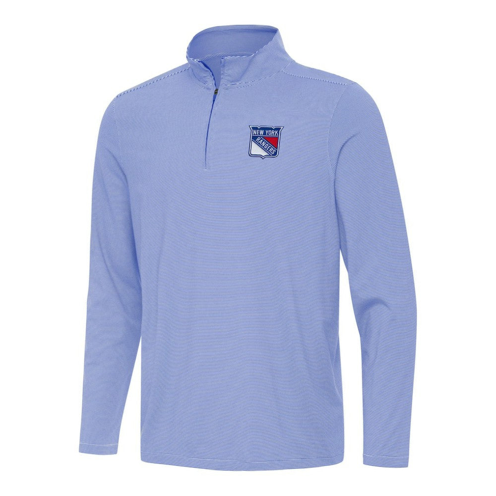 New York Rangers Antigua Twine Quarter-Zip Top - Royal | NHL sale