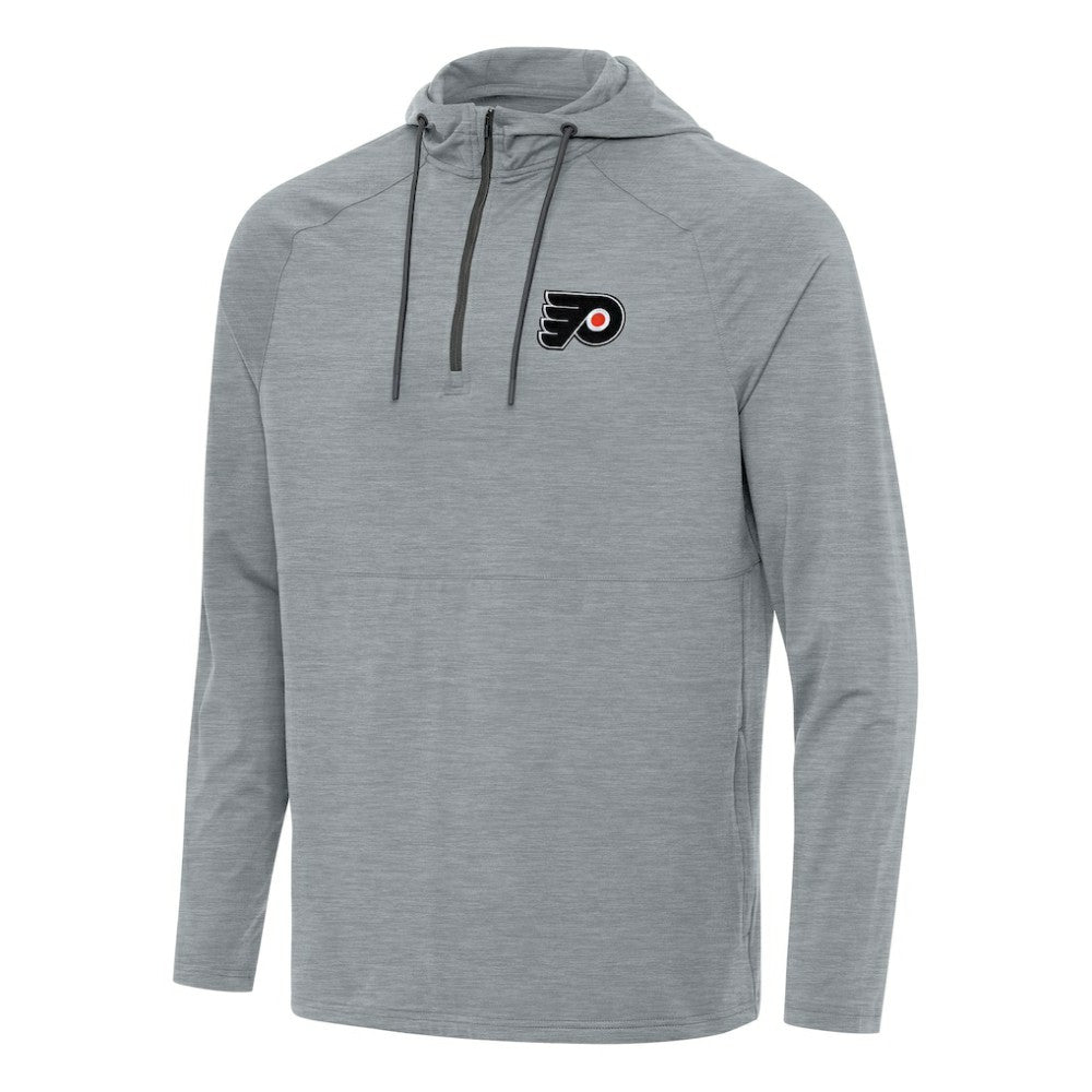 Philadelphia Flyers Antigua Spikes Quarter-Zip Hoodie - Heather Gray | NHL sale