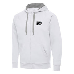 Philadelphia Flyers Antigua Big & Tall Victory Full-Zip Hoodie - White | NHL near me