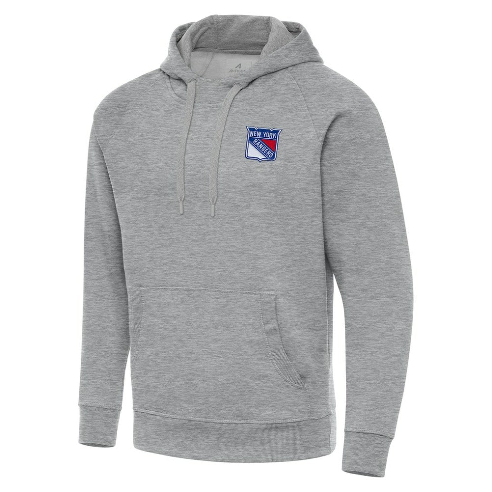 New York Rangers Antigua Big & Tall Victory Pullover Hoodie - Heather Gray | NHL sale