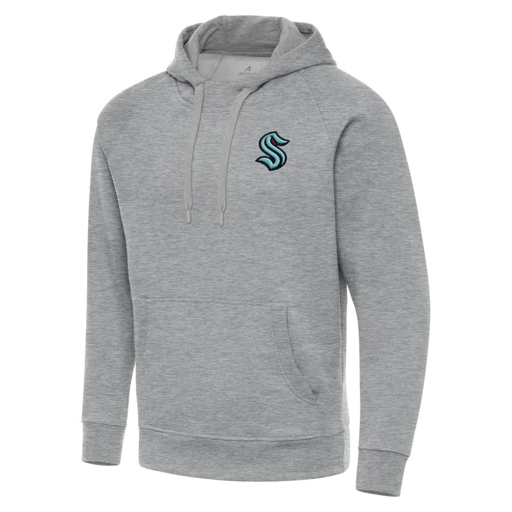 Seattle Kraken Antigua Big & Tall Victory Pullover Hoodie - Heather Gray | NHL on sale