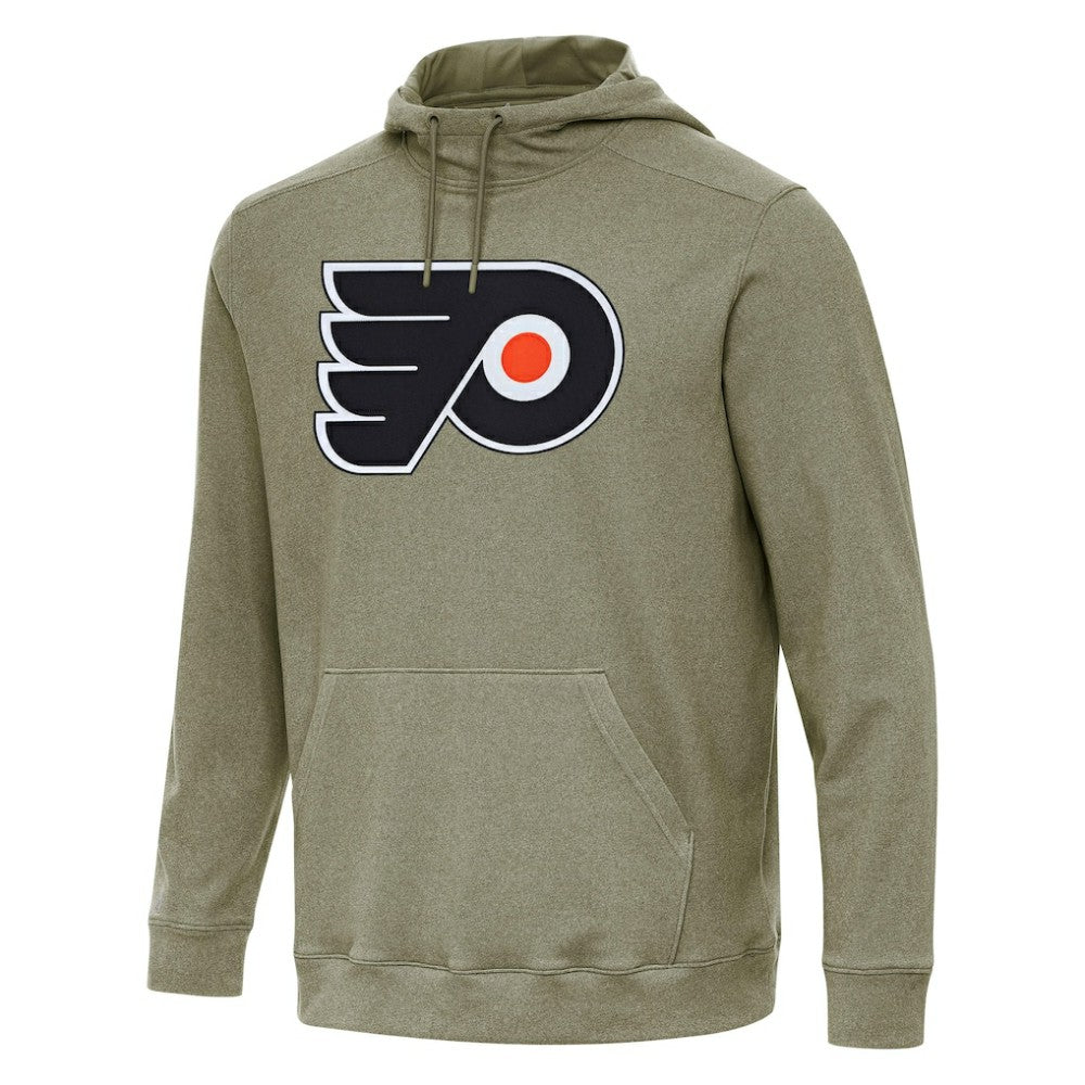 Philadelphia Flyers Antigua Cloud Pullover Hoodie - Olive | NHL near me