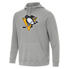 Pittsburgh Penguins Antigua Cloud Pullover Hoodie - Heather Gray | NHL discount