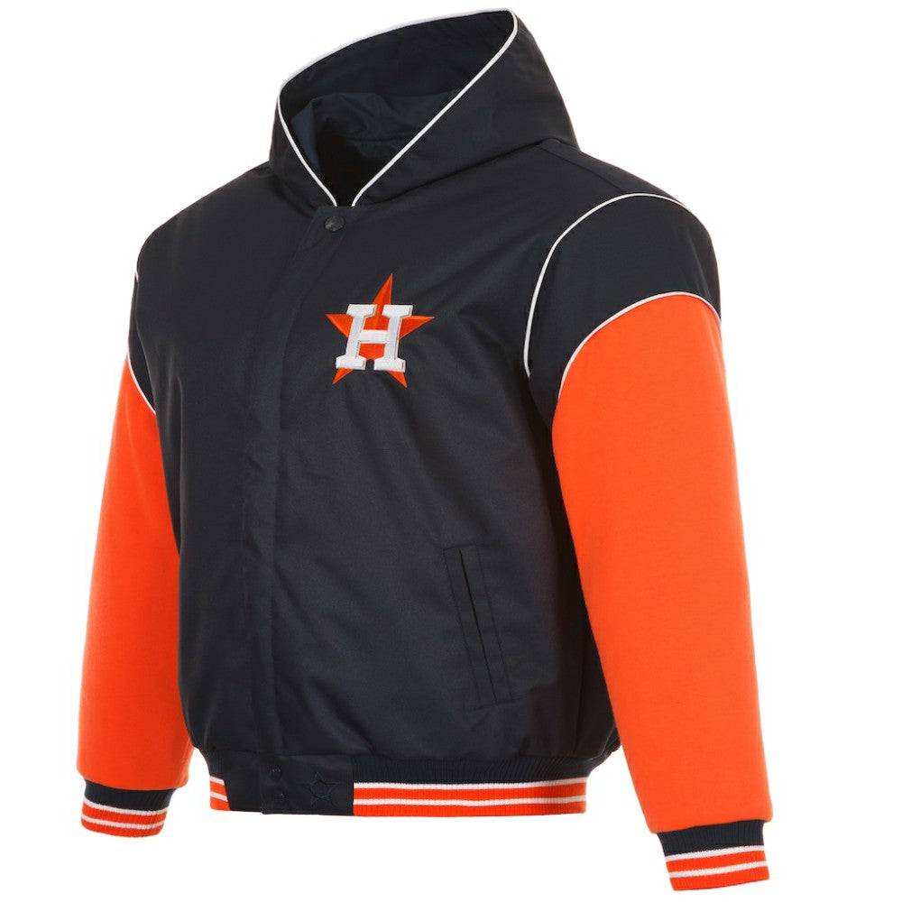Houston Astros JH Design Youth Reversible Fleece Full-Snap Hoodie Jacket Near Me