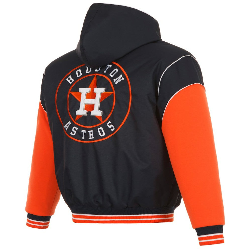 Houston Astros JH Design Youth Reversible Fleece Full-Snap Hoodie Jacket Near Me