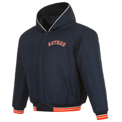 Houston Astros JH Design Youth Reversible Fleece Full-Snap Hoodie Jacket Near Me