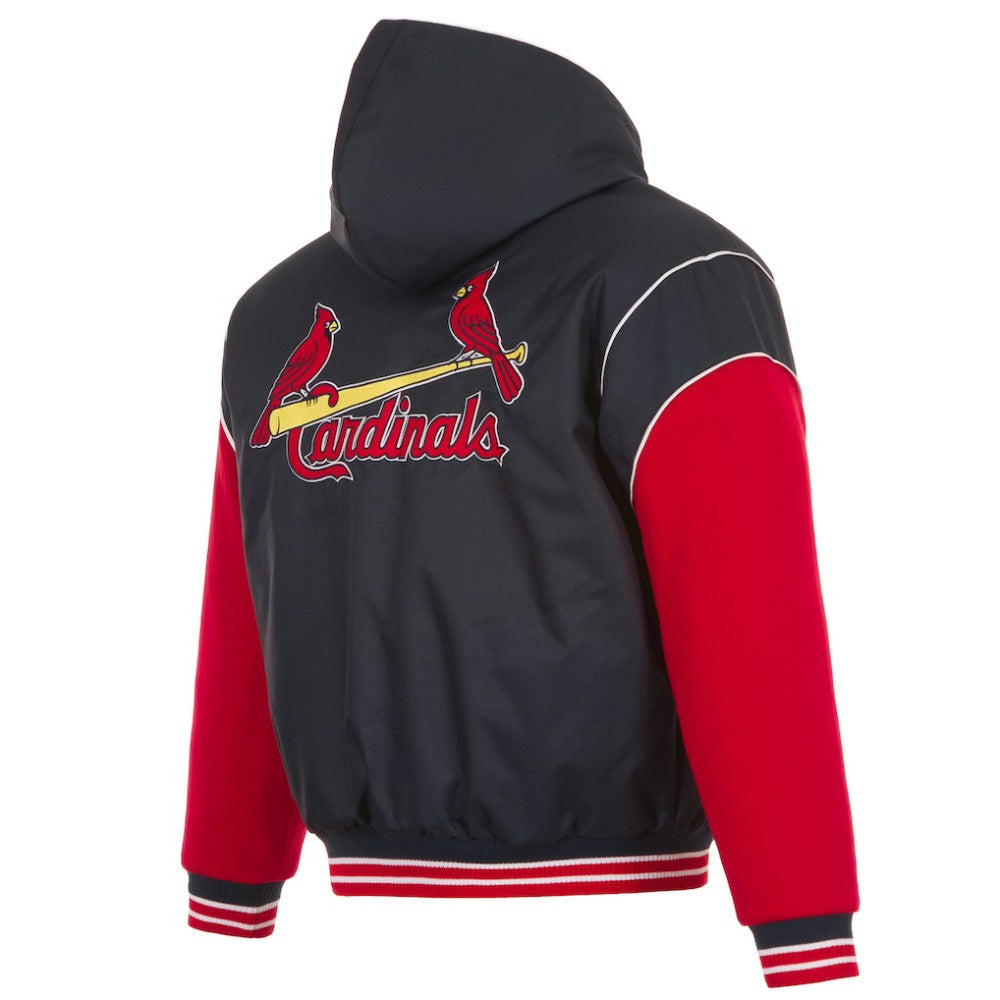 St. Louis Cardinals JH Design Youth Reversible Fleece Full-Snap Hoodie Jacket for sale