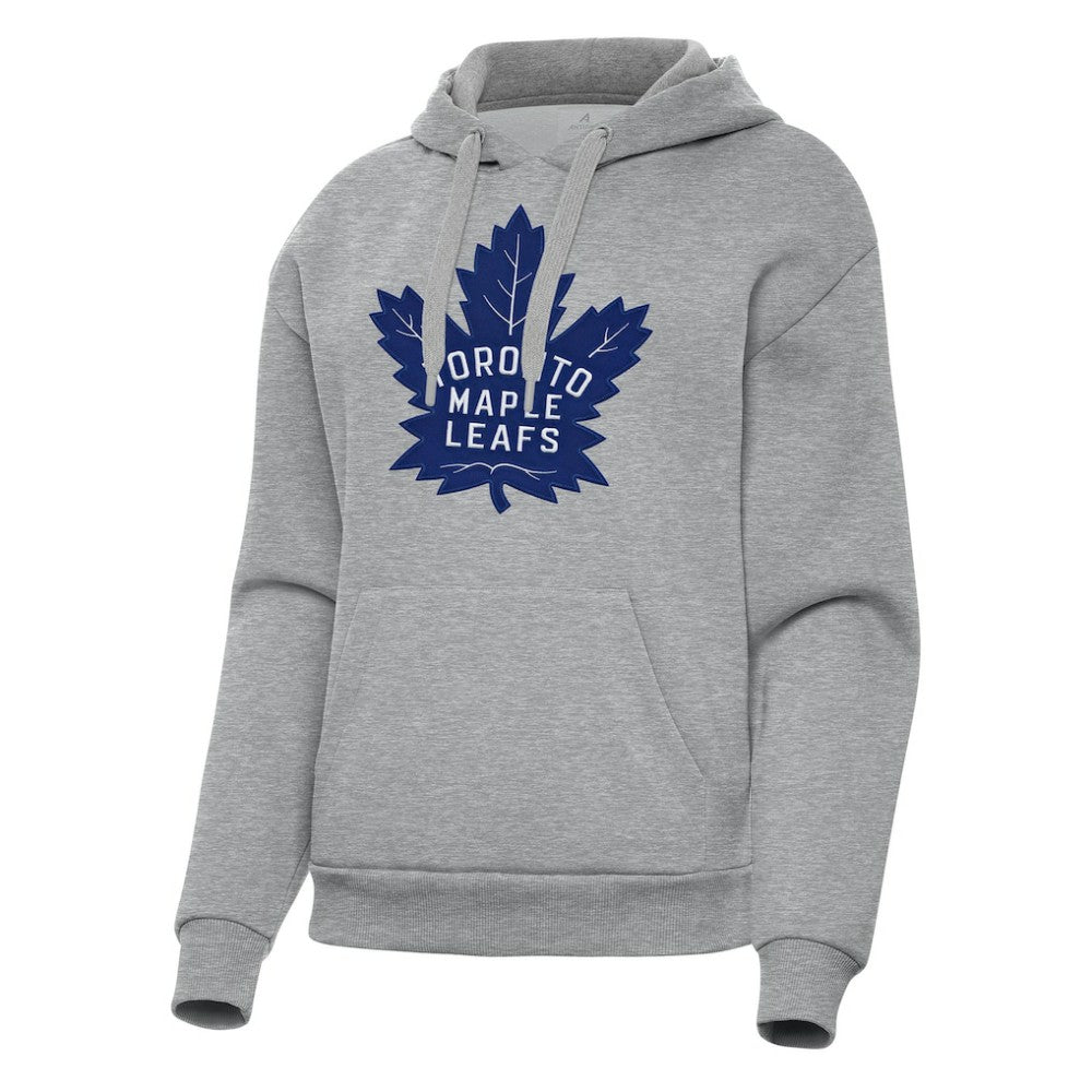 Toronto Maple Leafs Antigua Women's Victory Pullover Hoodie - Heather Gray | NHL online