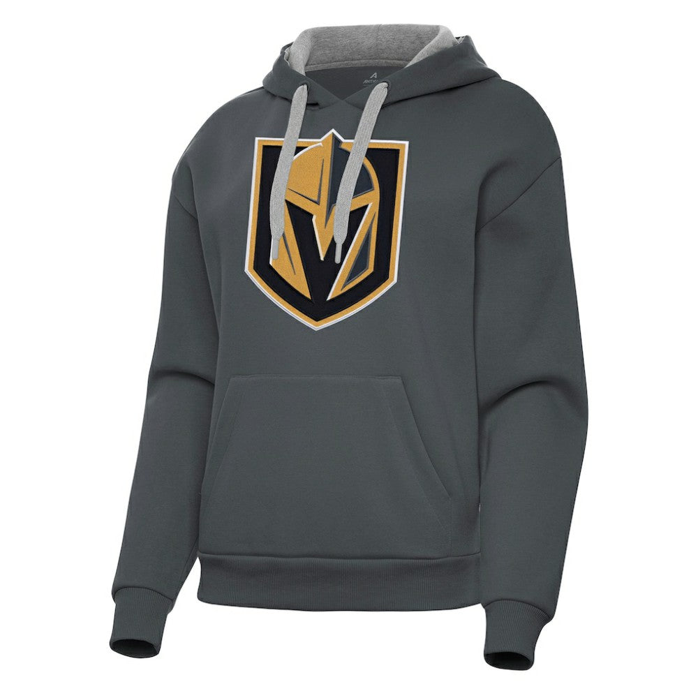 Vegas Golden Knights Antigua Women's Victory Pullover Hoodie - Charcoal | NHL discount