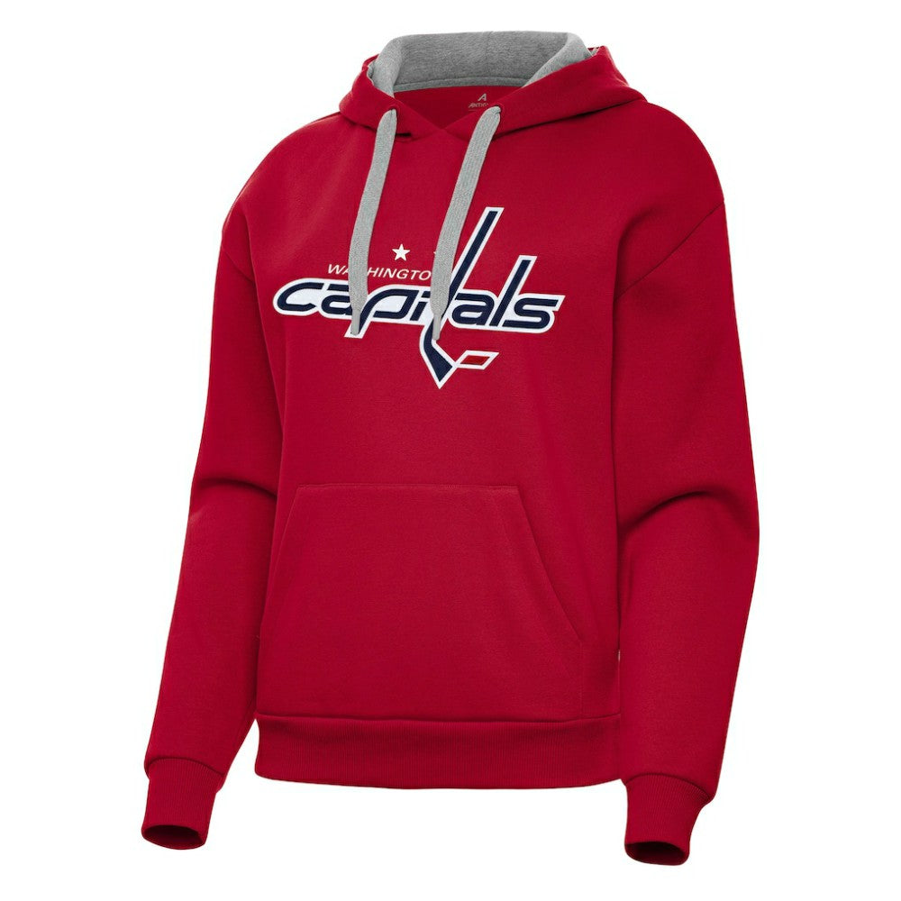 Washington Capitals Antigua Women's Victory Pullover Hoodie - Red | NHL on sale