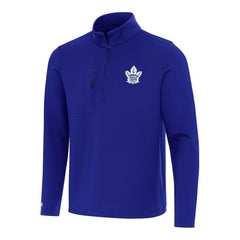 Toronto Maple Leafs Antigua Insider Quarter-Zip Top - Royal | NHL Clearance