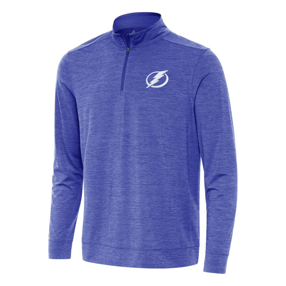 Tampa Bay Lightning Antigua Bright Quarter-Zip Top - Heather Royal | NHL discount