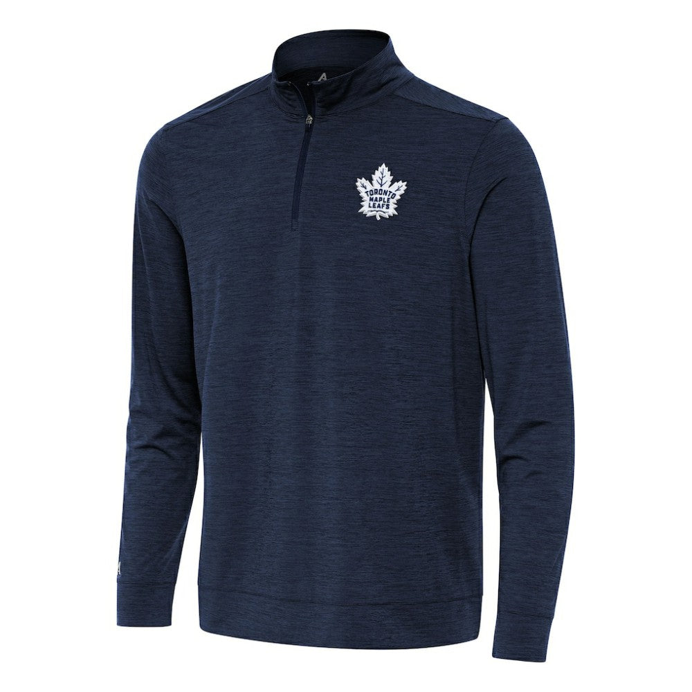 Toronto Maple Leafs Antigua Bright Quarter-Zip Top - Heather Navy | NHL sale