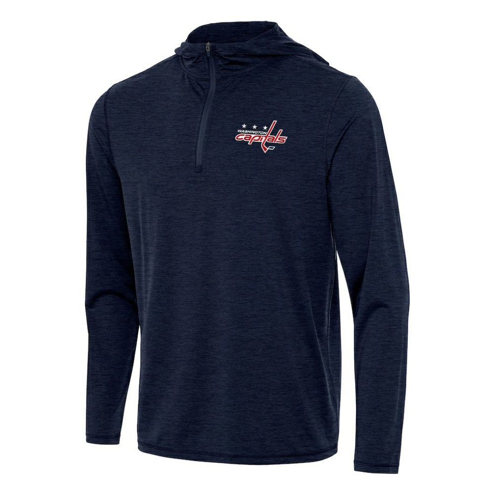 Washington Capitals Antigua Tidy Quarter-Zip Hoodie - Heather Navy | NHL online