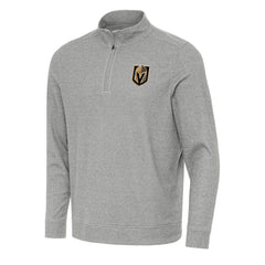 Vegas Golden Knights Antigua Subtle Quarter-Zip Sweatshirt - Heather Gray | NHL on sale