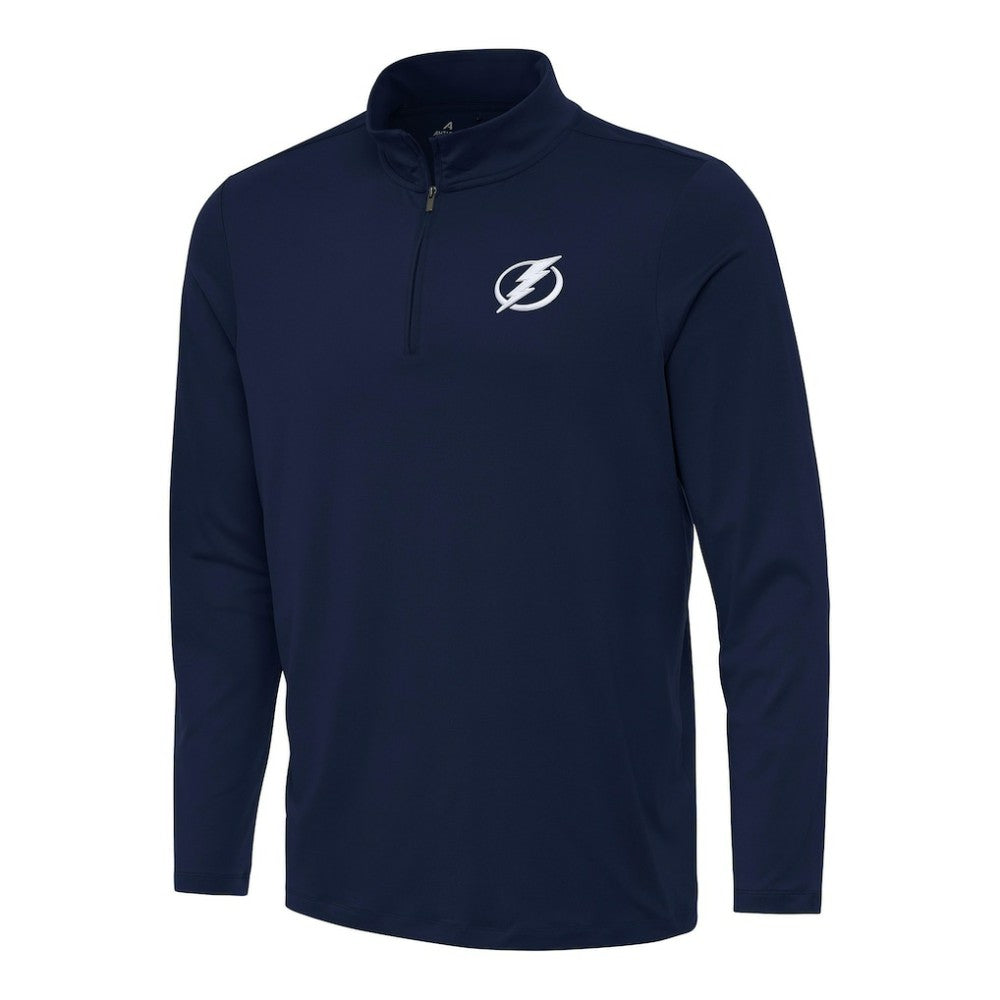 Tampa Bay Lightning Antigua Reprocess Quarter-Zip Top - Navy | NHL Lifestyle