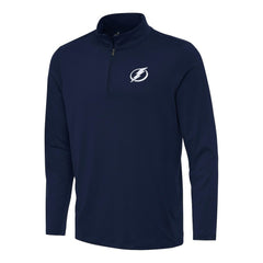 Tampa Bay Lightning Antigua Reprocess Quarter-Zip Top - Navy | NHL Lifestyle
