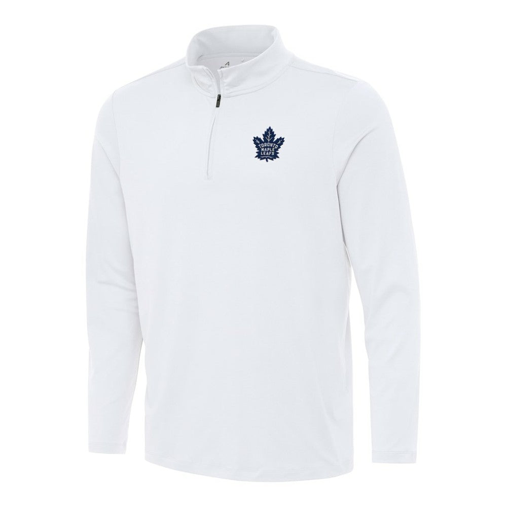 Toronto Maple Leafs Antigua Reprocess Quarter-Zip Top - White | NHL on sale