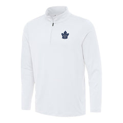 Toronto Maple Leafs Antigua Reprocess Quarter-Zip Top - White | NHL on sale